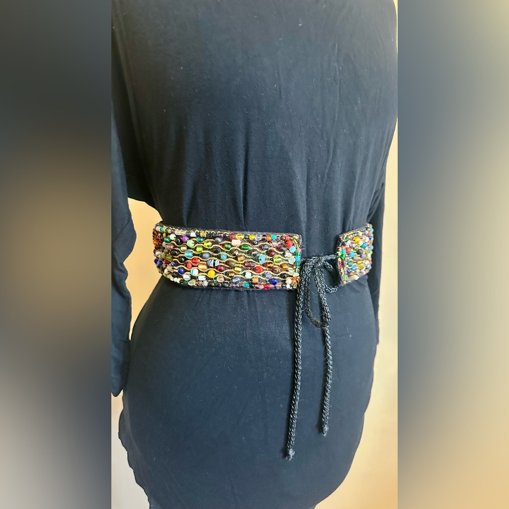 ♥️New Handmade Boho Multicolor Beaded Women's Belt